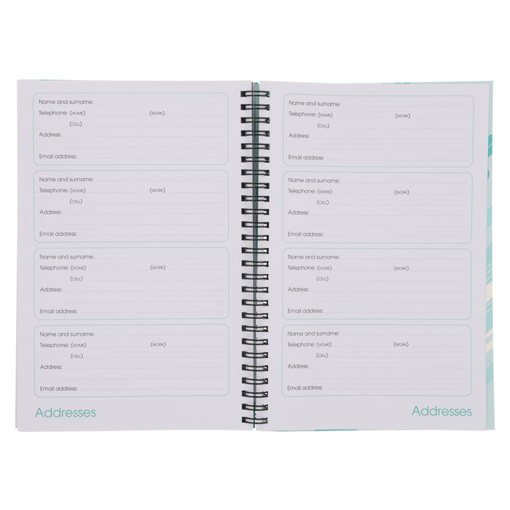 2025 Diary - Daily Planner - Inspirational - Just Imagine - Wirebound