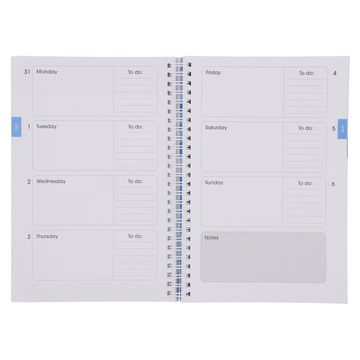 2025 Diary - Daily Planner - Inspirational - Enjoy Every Moment - Wirebound