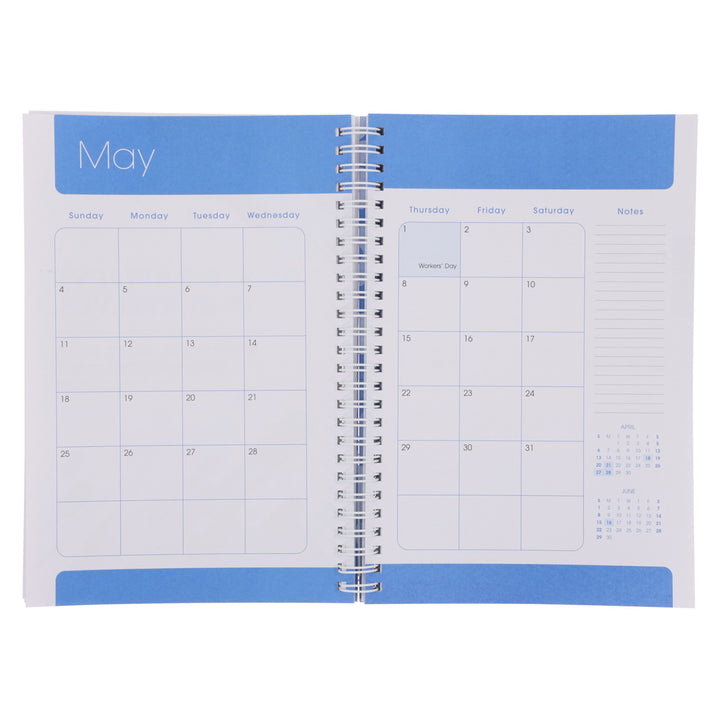 2025 Diary - Daily Planner - Inspirational - Enjoy Every Moment - Wirebound