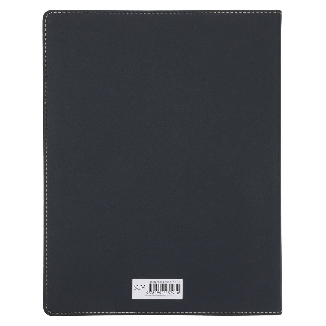 2025 Business Diary - Daily Planner Black - Imitation Leather