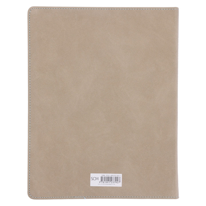 2025 Business Diary - Daily Planner Taupe - Imitation Leather