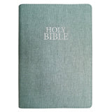 NIV Calm Green Flexcover Linen Feel Holy Bible Giant Print