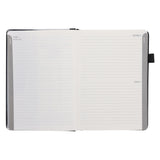 2027 A5 Business Diary - Daily Planner - Linea Black - Imitation Leather