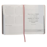 2027 A5 Business Diary - Daily Planner - Linea Pink - Imitation Leather