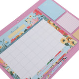Undated Calendar and Stationery Set with Pen - Bright Floral