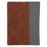 2027 John Maxwell A5 Diary - Daily Planner Grey - Imitation Leather with Zip