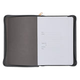 2027 John Maxwell A5 Diary - Daily Planner Grey - Imitation Leather with Zip
