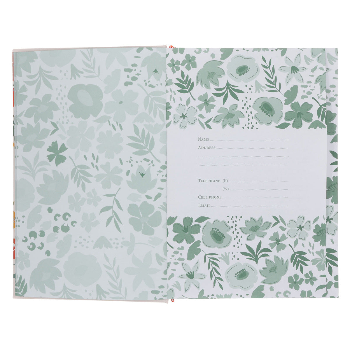 2027 Diary - General Christian Daily Planner for Women - Coral - Hardcover with Stationery Set