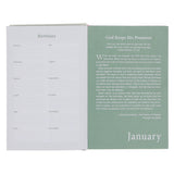 2027 Diary - General Christian Daily Planner for Women - Pink - Hardcover with Stationery Set