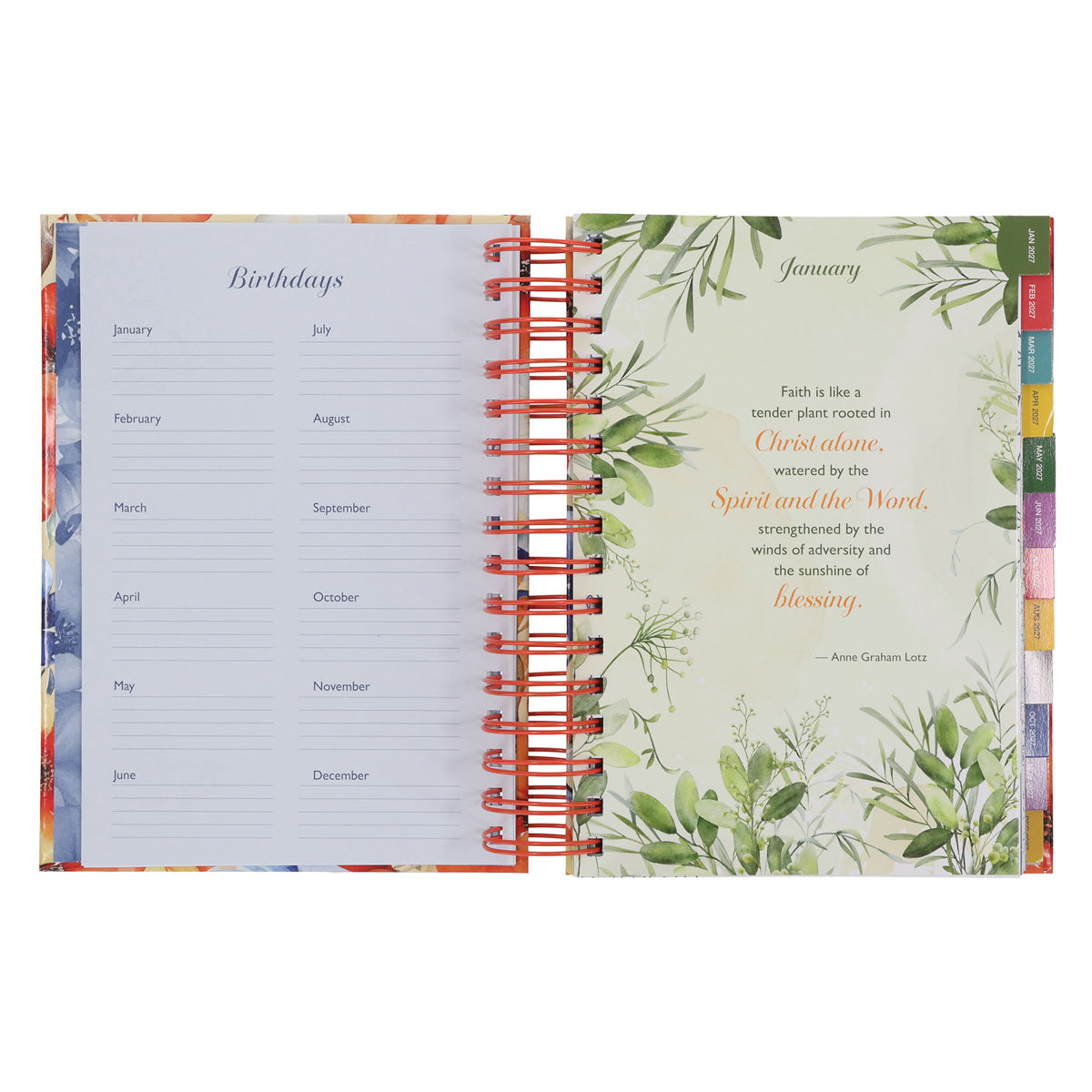 2027 Daily Planner - Christian Creative - Wirebound