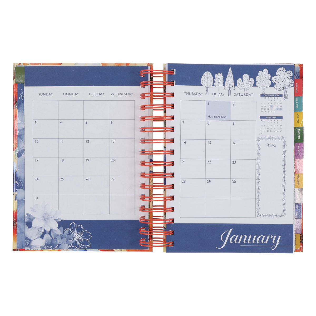 2027 Daily Planner - Christian Creative - Wirebound