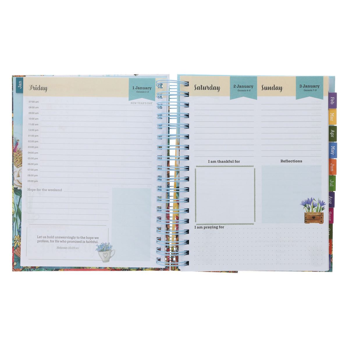 2027 Daily Planner - Season of Hope - Wirebound
