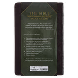 NKJV Brown Faux Leather Flexcover Bible with Grassroots Reflections