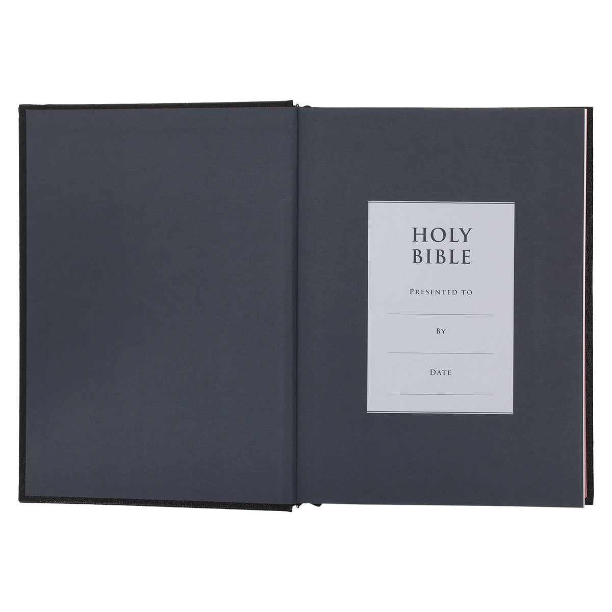NLT Black Hardcover Bible Large Print