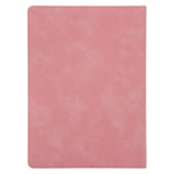 NLT Pink Floral Faux Leather Bible Large Print