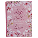 Take Delight in the Lord A4 Quarter-Bound Hardcover Journal