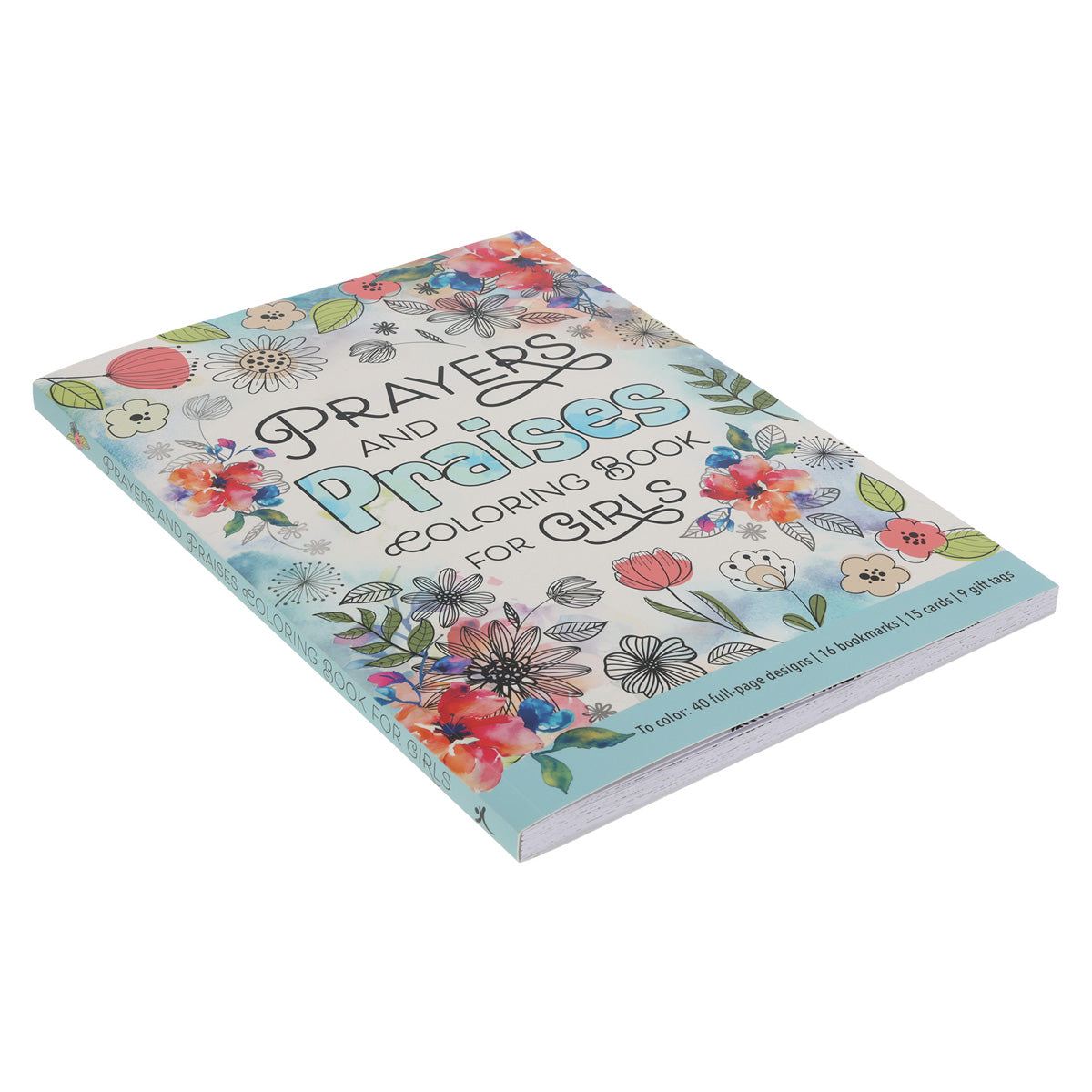 Prayers and Praises Coloring Book for Girls (Paperback)