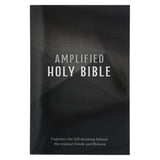 Amplified Black Paperback Economy Edition Bible
