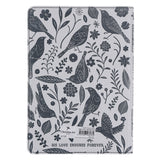 Give Thanks to the Lord for He Is Good Faux Leather Creative Journal