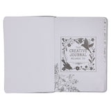 Give Thanks to the Lord for He Is Good Faux Leather Creative Journal