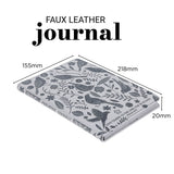 Give Thanks to the Lord for He Is Good Faux Leather Creative Journal