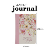 My Grace Is Sufficient for You Genuine Leather Hardcover Journal