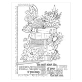 Positive Mind, Positive Vibes Coloring Book (Paperback)