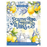 Positive Mind, Positive Vibes Coloring Book (Paperback)