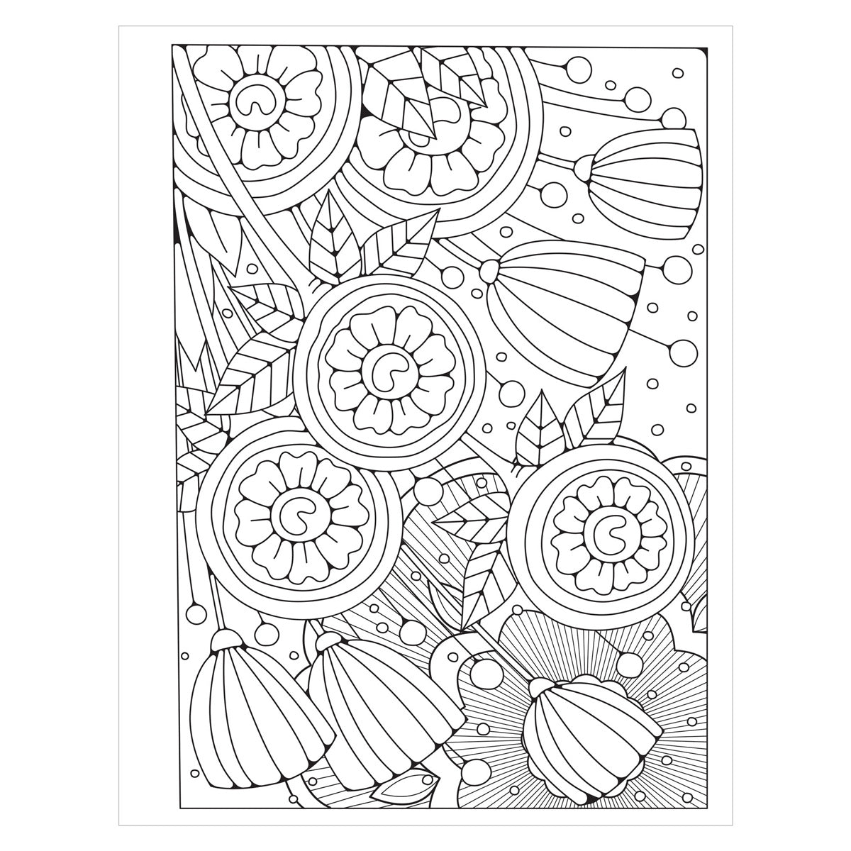 Color Your Way to Calm Coloring Book (Paperback)