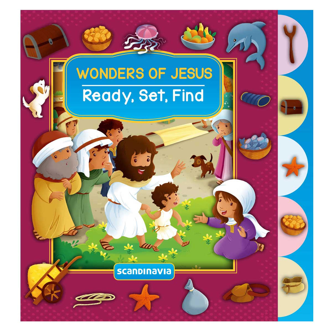 Wonders of Jesus - Ready, Set, Find (Board Book)