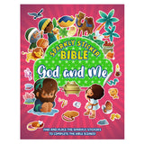 God and Me - Sparkly Sticker Bible (Paperback)