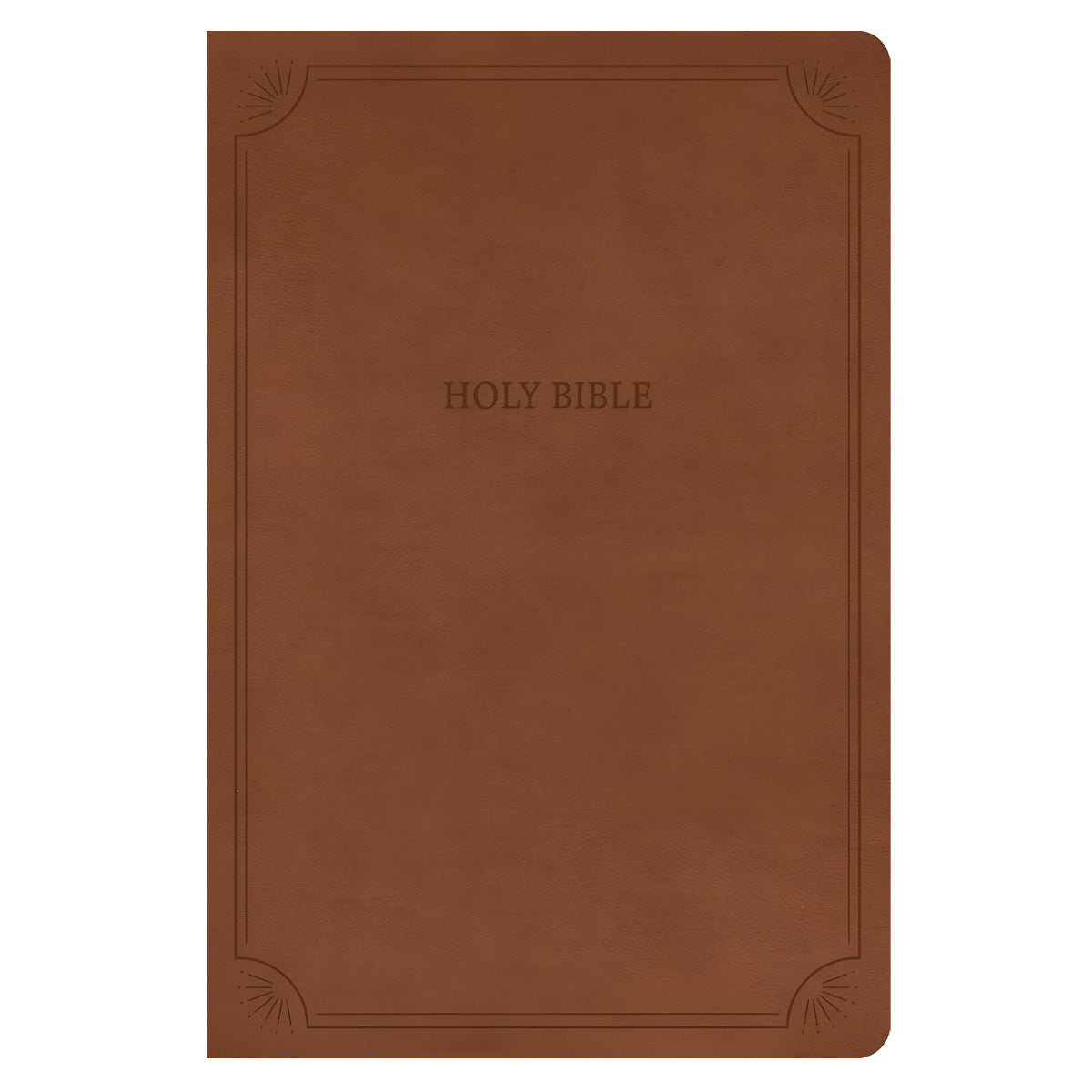 NASB Brown Imitation Leather Value Edition Thinline Bible Large Print