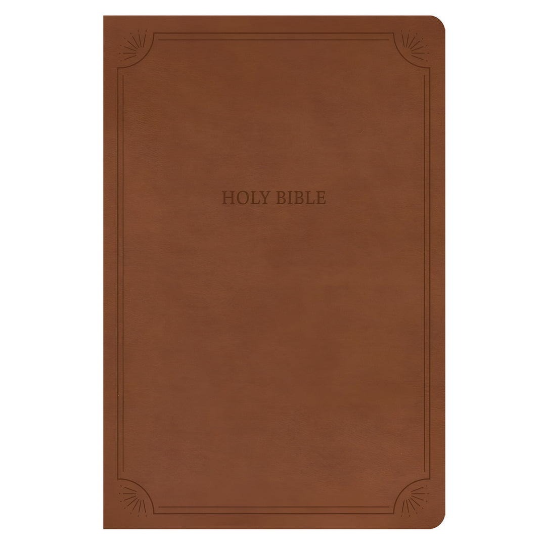 NASB Brown Imitation Leather Value Edition Thinline Bible Large Print