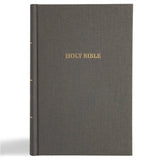 CSB Charcoal Hardcover Grace Dyslexia Friendly Bible Large Print