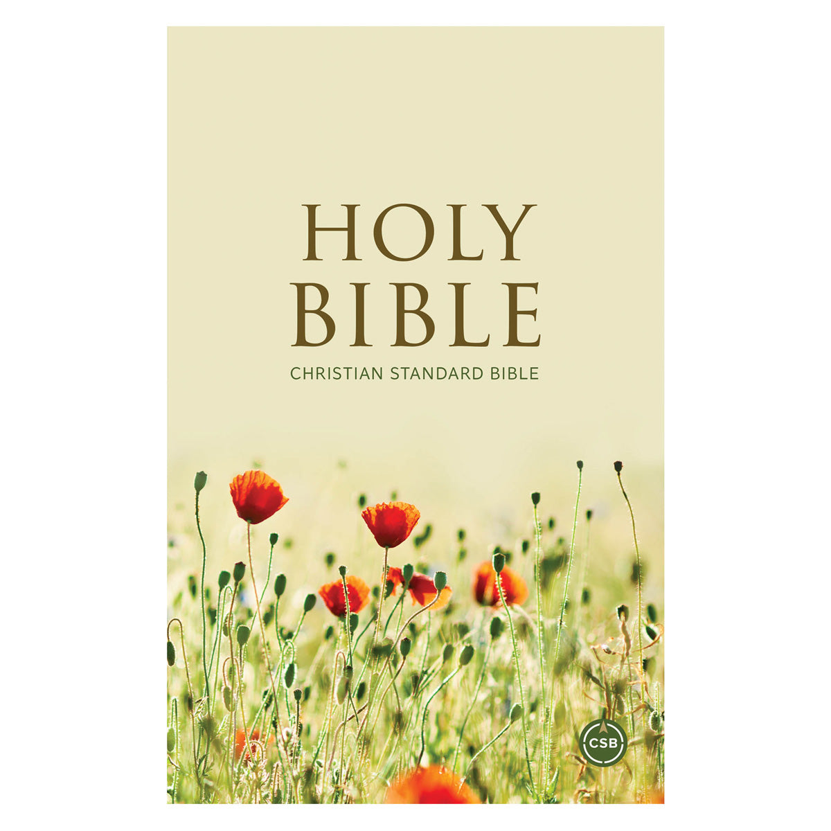 CSB Poppies Paperback Christian Art Edition Outreach Bible
