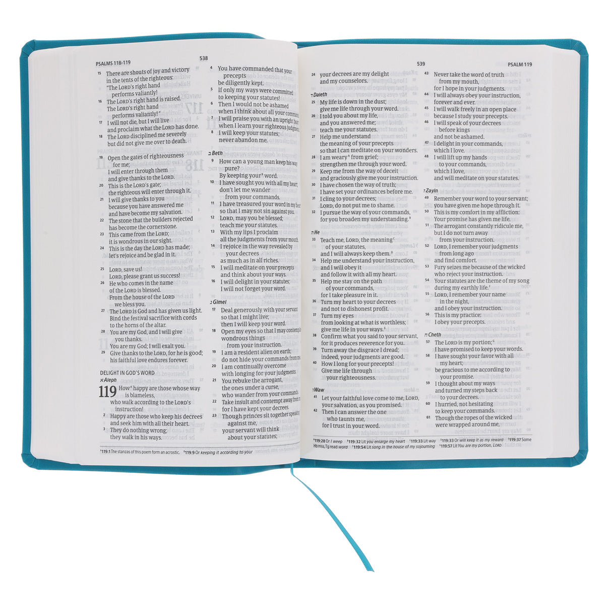 CSB Teal Imitation Leather Standard Bible