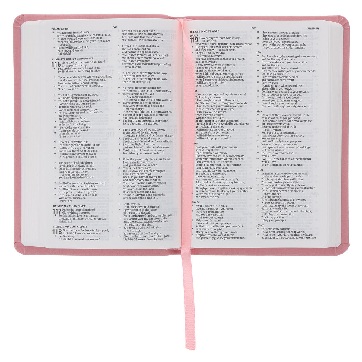 CSB Pink Imitation Leather Value Edition Compact Bible