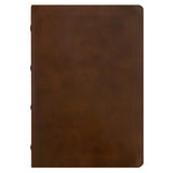 NLT Brown Imitation Leather Filament Pastor's Bible Red Letter Large Print