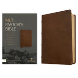 NLT Brown Imitation Leather Filament Pastor's Bible Red Letter Large Print