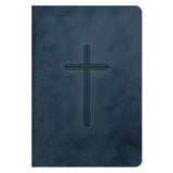 NLT Navy Cross Imitation Leather Filament Premium Value Compact Bible