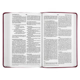 ESV Raspberry Floral Design Imitation Leather Value Thinline Bible