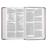 ESV Raspberry Floral Design Imitation Leather Value Thinline Bible