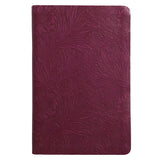 ESV Raspberry Floral Design Imitation Leather Value Thinline Bible