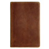ESV Saddle Brown Full Grain Leather Thinline Bible Red Letter