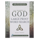 The Names of God Large Print Word Search: 100 Puzzles to Inspire Your Faith PB