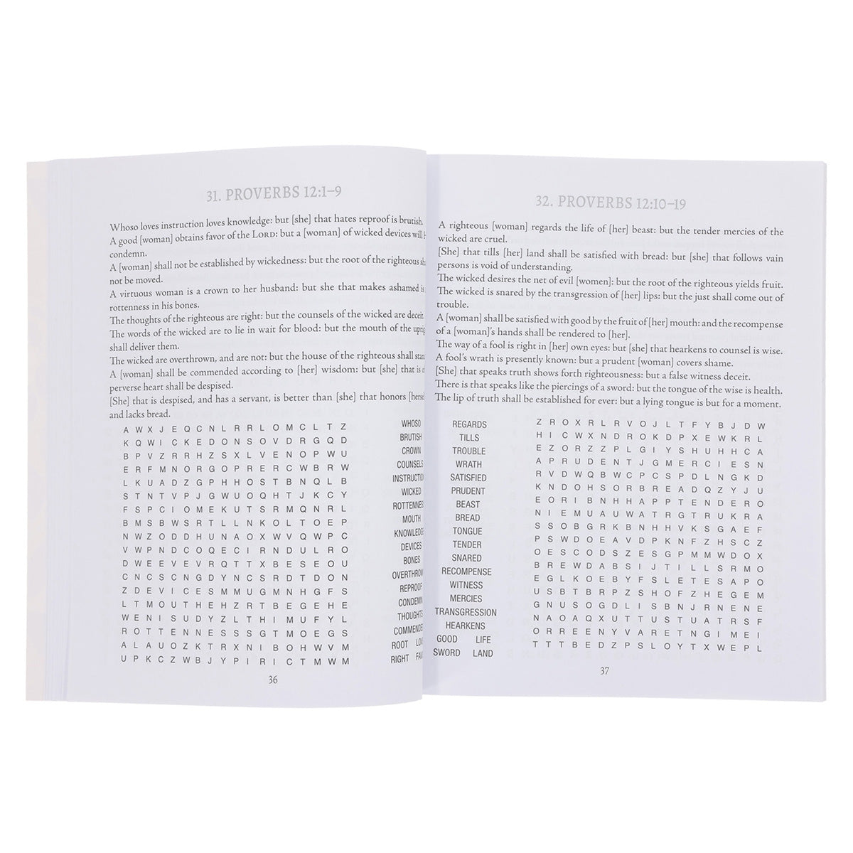 Wisdom for Women from the Book of Proverbs Large Print Word Search: 100 Puzzles PB