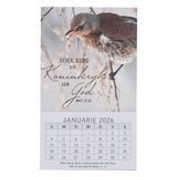 2026 Klein Magnetiese Kalender - Soek Eerd die Koningkryk van God