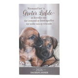 2026 Dagboek - Dagbeplanner - Niemand Het 'n Groter Liefde