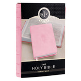 KJV Ballet Pink Faux Leather Compact Bible