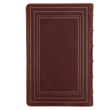 KJV Brown Genuine Leather Flexcover Deluxe Gift Bible Indexed